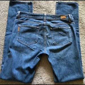 Paige premium denim size 31 straight leg med wash
